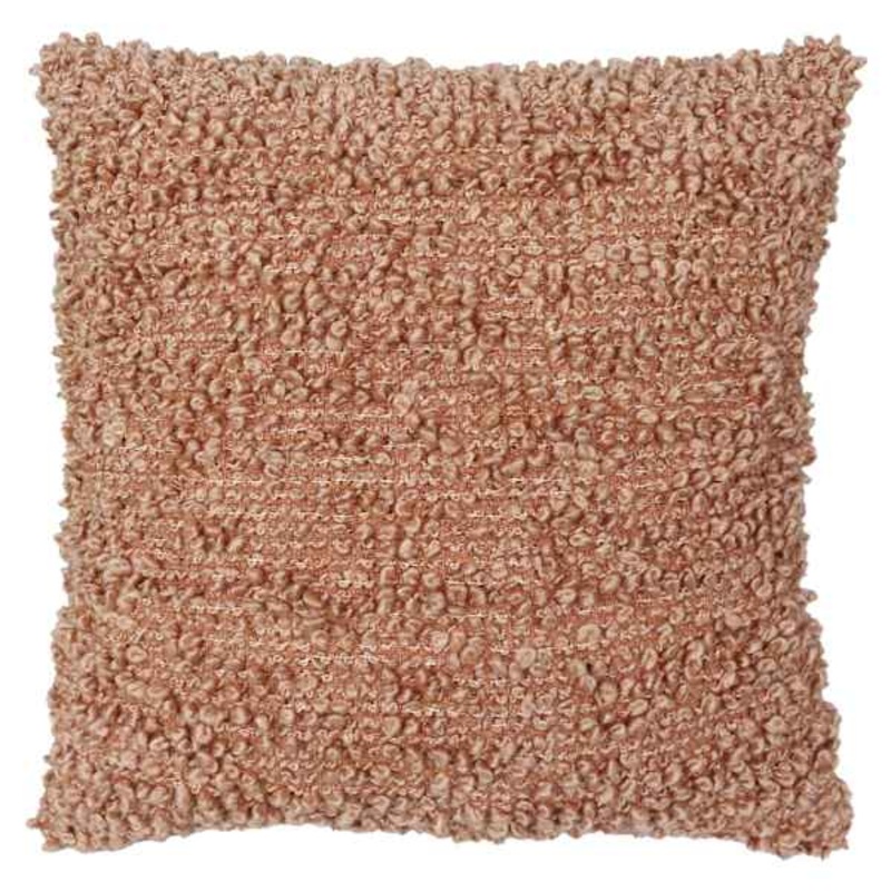 Crosby St. Brown Boucle Throw Pillow, 18″