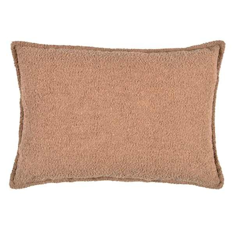 Crosby St. Brown Soft Textured Boucle Throw Pillow, 14×20
