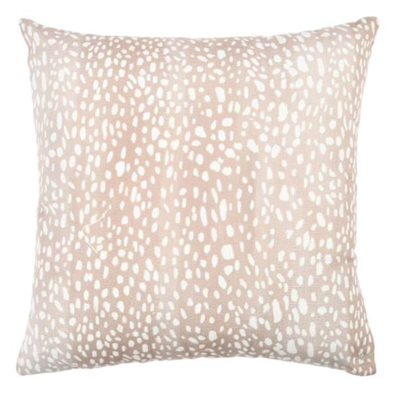 Crosby St. Fawn Print Throw Pillow, 18″
