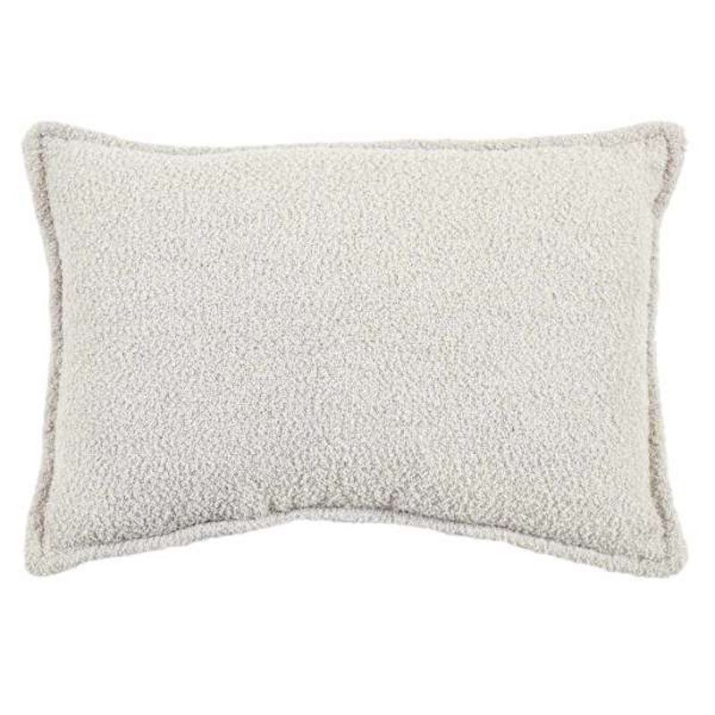 Crosby St. Grey Soft Textured Boucle Throw Pillow, 14×20