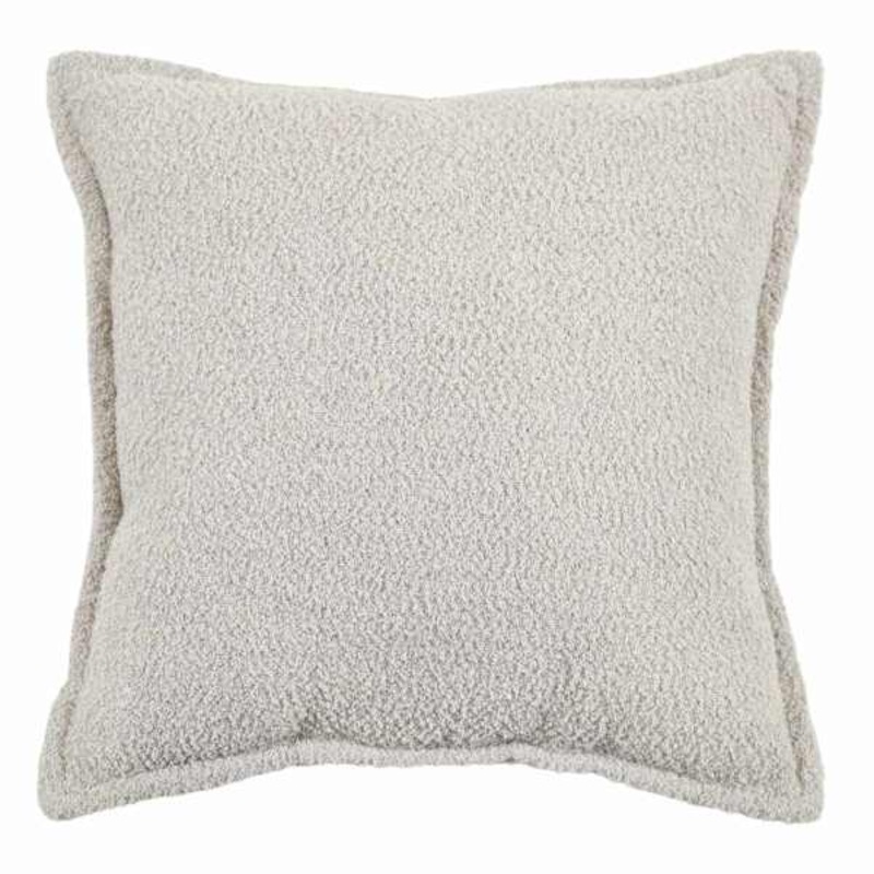 Crosby St. Grey Soft Textured Boucle Throw Pillow, 18″