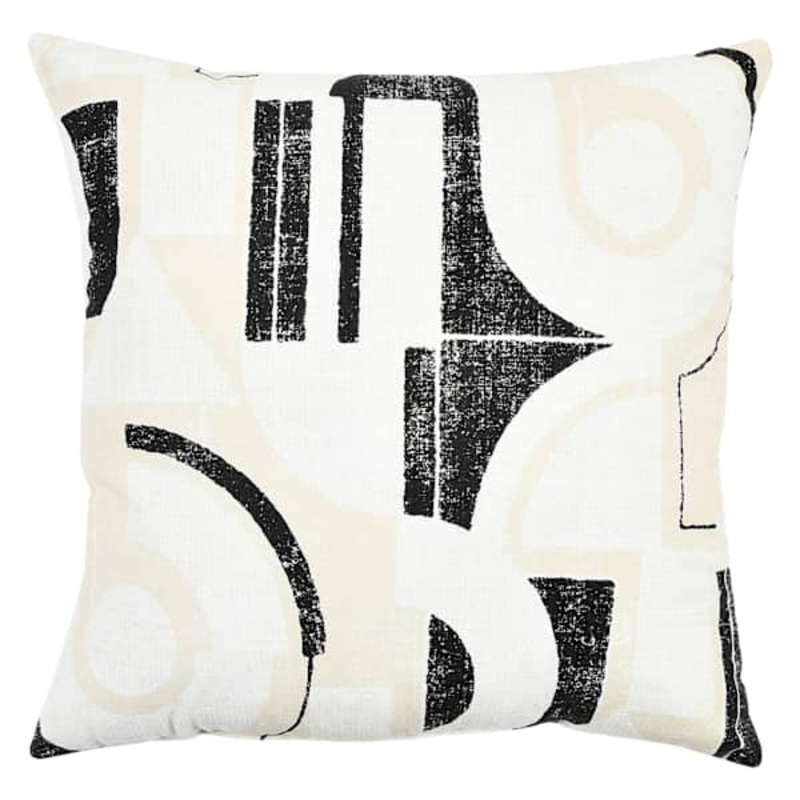 Crosby St. Modern Geo Print Throw Pillow, 18″