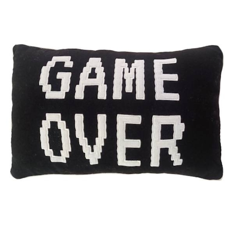 Game Over Throw Pillow, 14×20