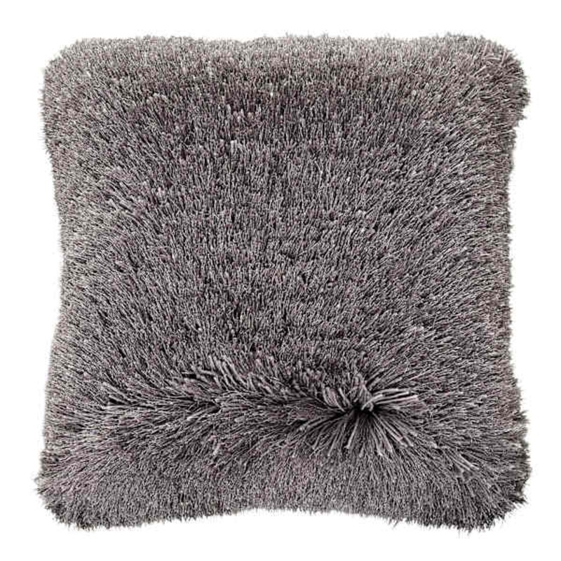Grant Gunmetal Throw Pillow, 17″