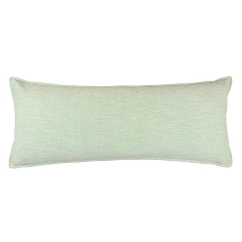Green Oblong Throw Pillow, 14×36
