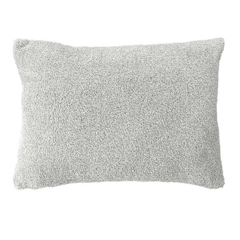 Grey Heathered Cozy Plush Throw Pillow, 14×20
