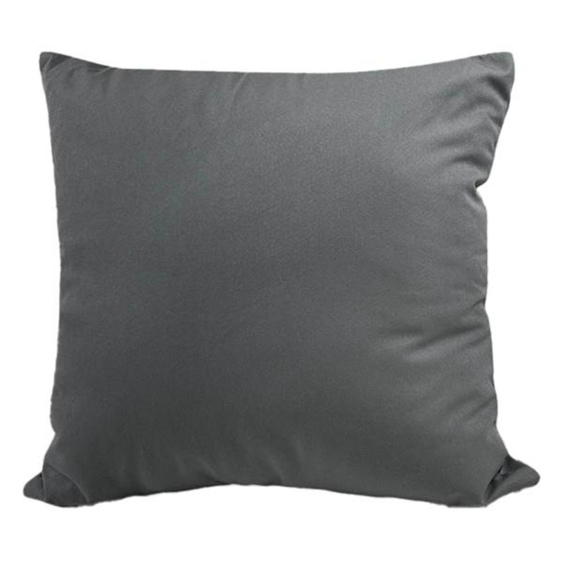 Grey Throw Pillow, 18″