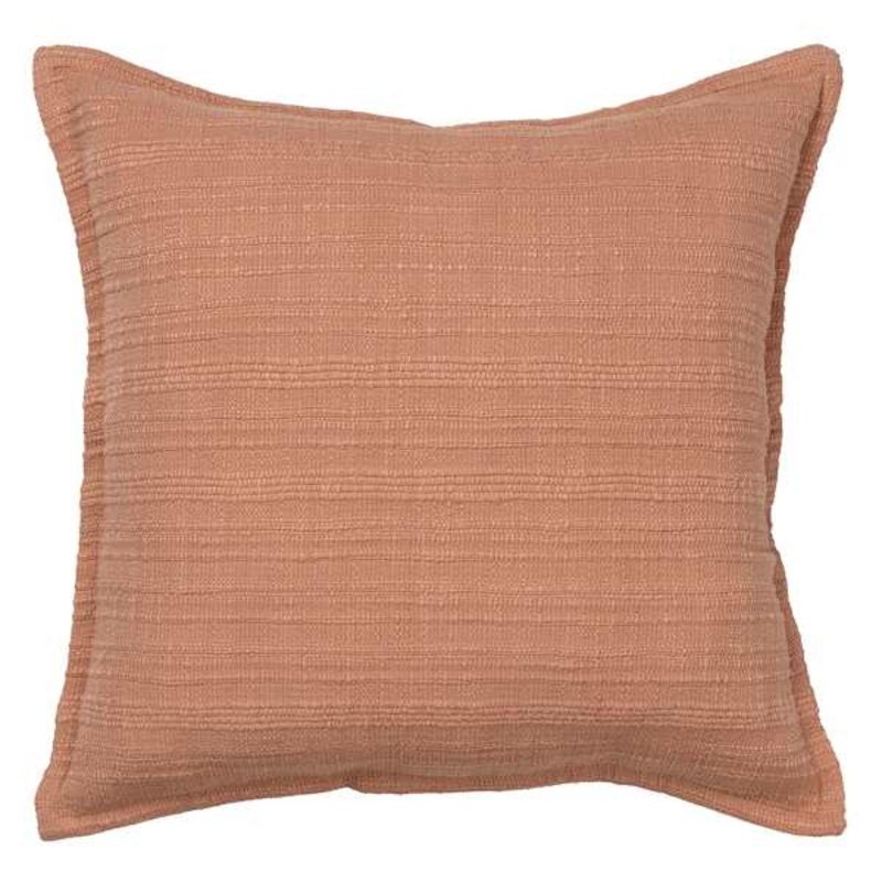 Pink Striped Slub Throw Pillow, 18″