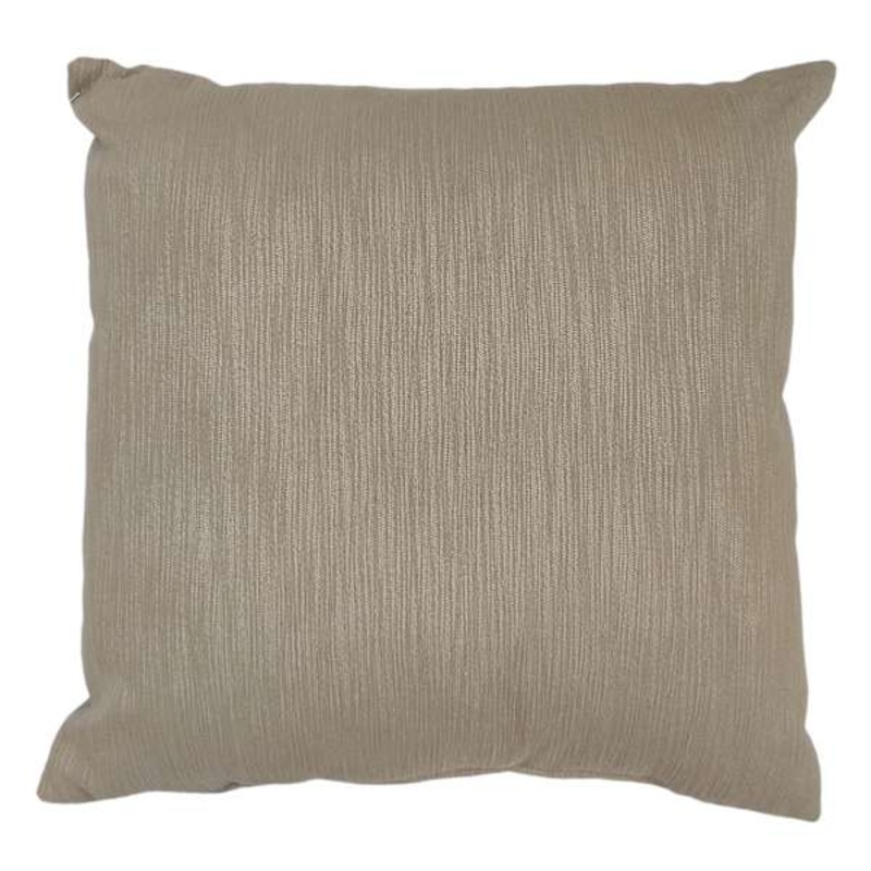 Tan Woven Textured Throw Pillow, 18″