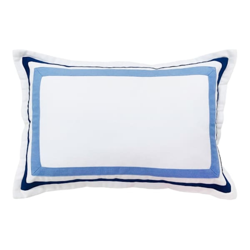 Double Hotel Border Throw Pillow, 14×20