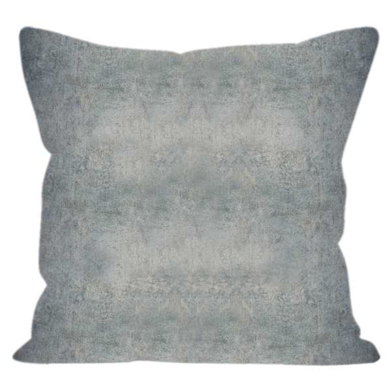 Glacier Grey Marbled Throw Pillow, 18″