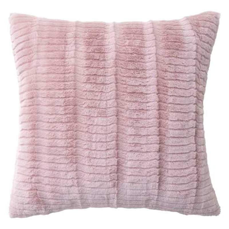 Logan Blush Brush Throw Pillow, 24″