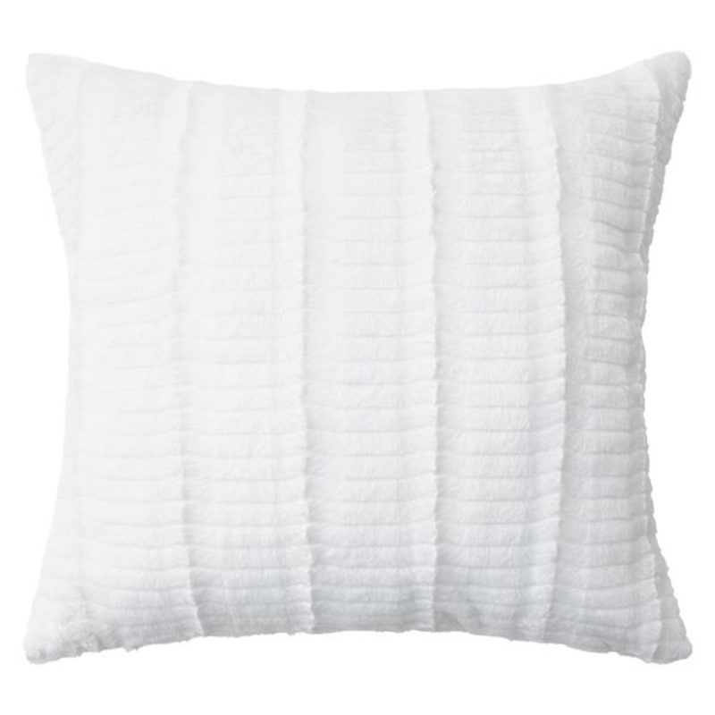 Logan Ivory Brush Throw Pillow, 24″