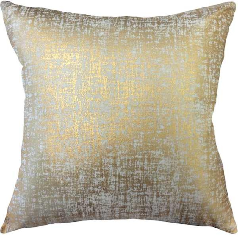 Luxor Gold Metallic Foil Throw Pillow, 18″