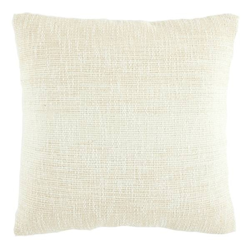Milos White Throw Pillow, 18″
