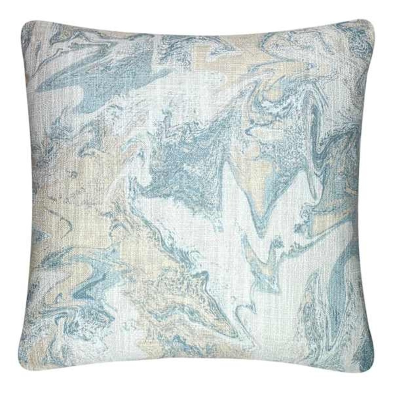 Multicolor Agate Print Throw Pillow, 18″