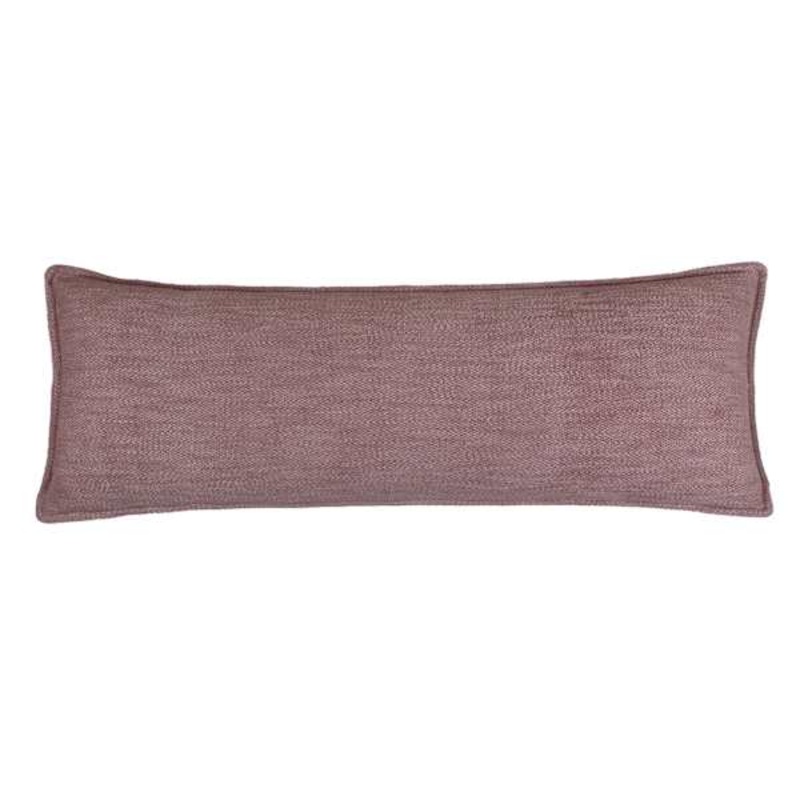 Purple Solid Oblong Throw Pillow, 14×36