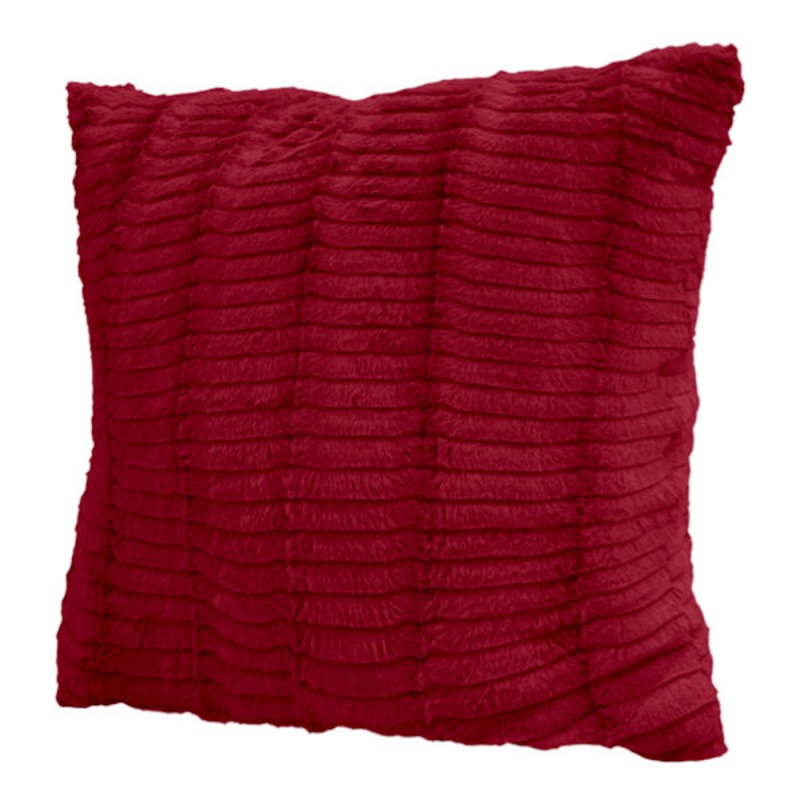 Red Lash Throw Pillow, 24″