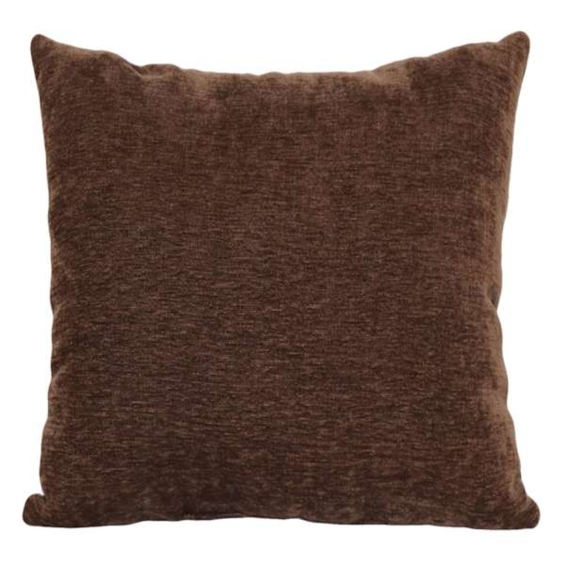 Reese Brown Chenille Throw Pillow, 24″