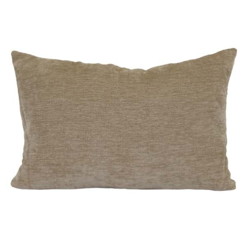 Reese Linen Chenille Throw Pillow, 14×20