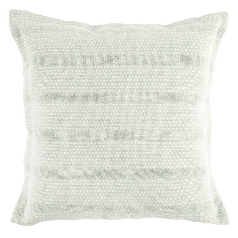 River Grey Ribbed Throw Pillow, 20″