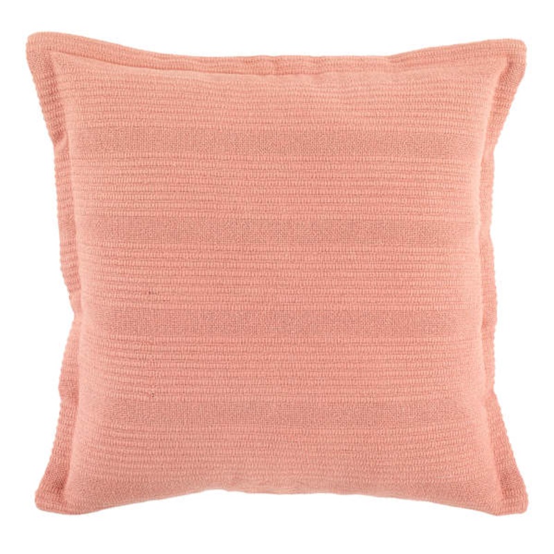 River Pink Ribbed Throw Pillow, 20″