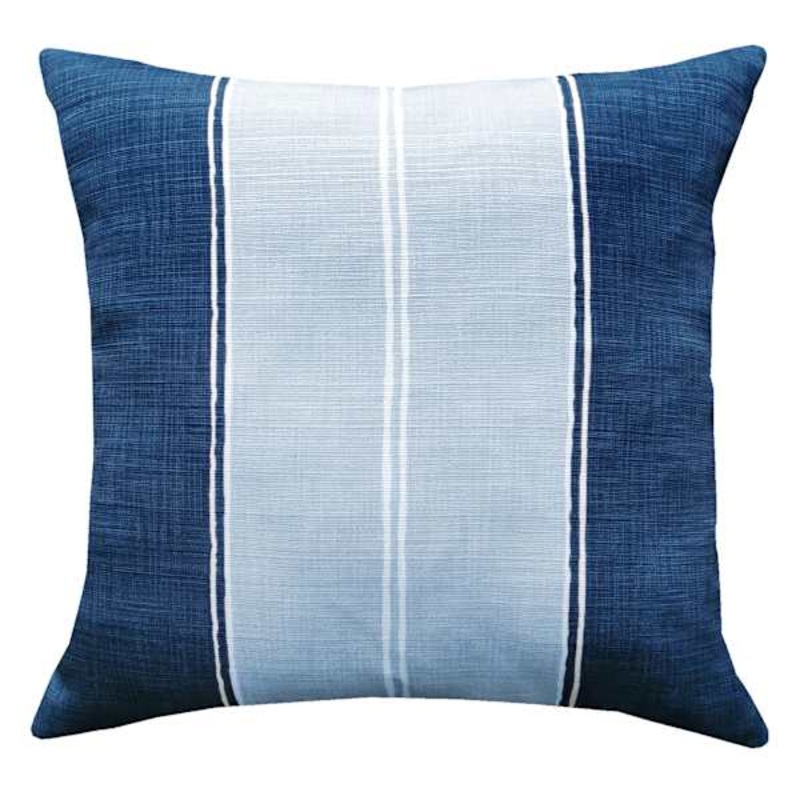 Russell Blue Weave Throw Pillow, 18″