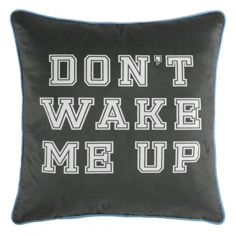 Smart Restart Don’t Wake Me Up Throw Pillow, 18″