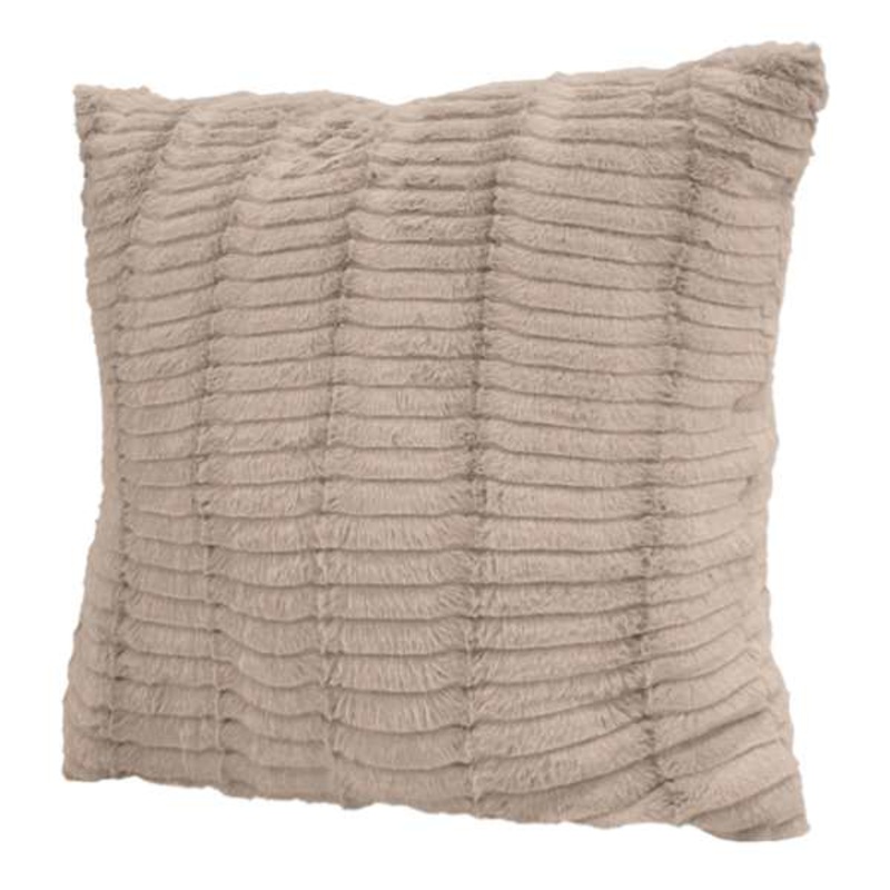 Taupe Lash Throw Pillow, 24″