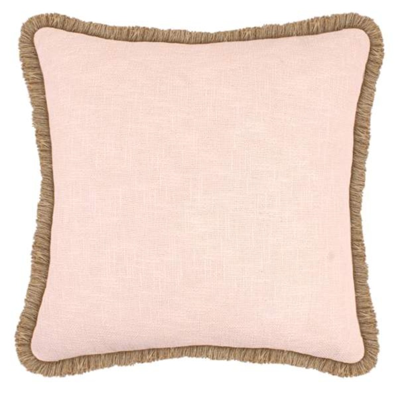 Tracey Boyd Light Pink Textured Throw Pillow, 18″