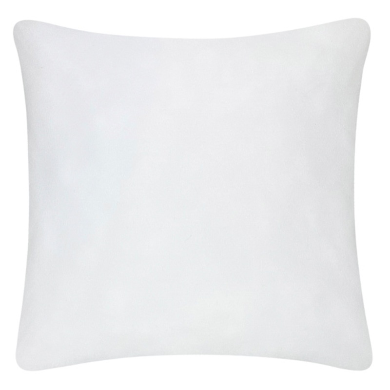 White Canvas Throw Pillow, 18″