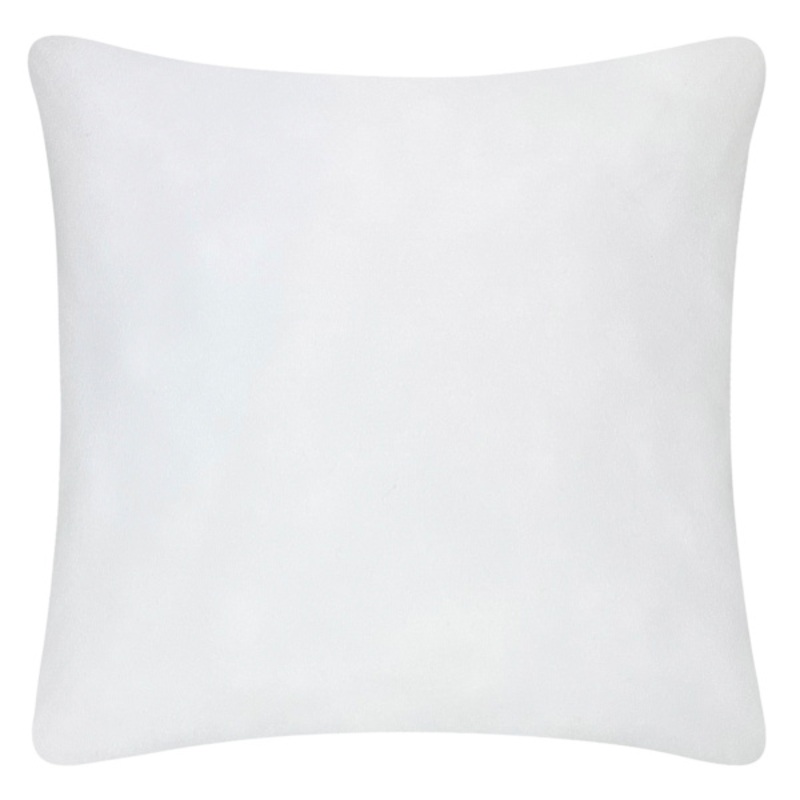 White Canvas Throw Pillow, 25″