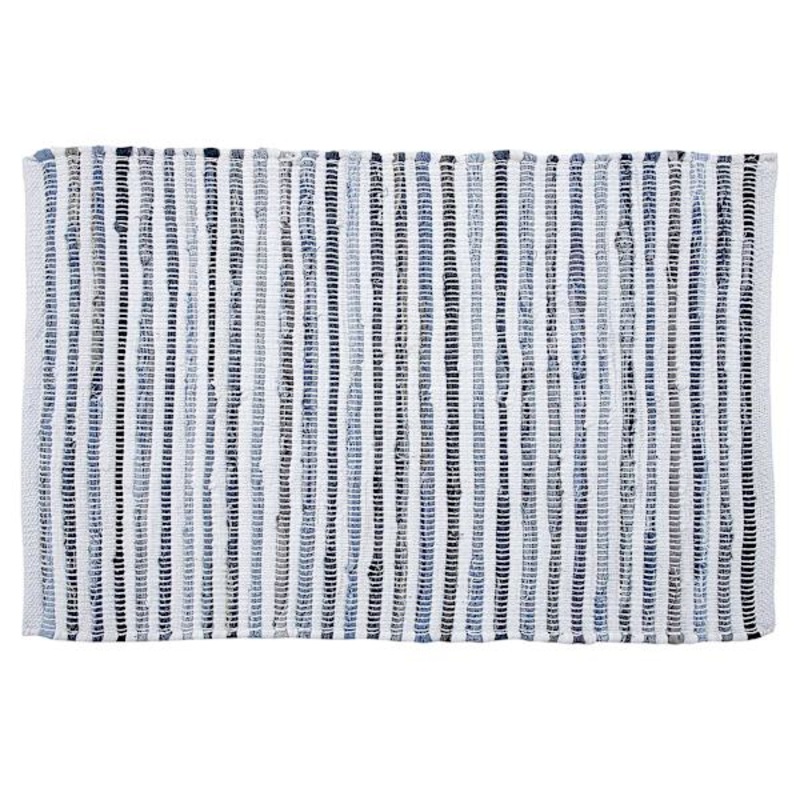 Denim Chindi Striped Accent Rug, 20×30
