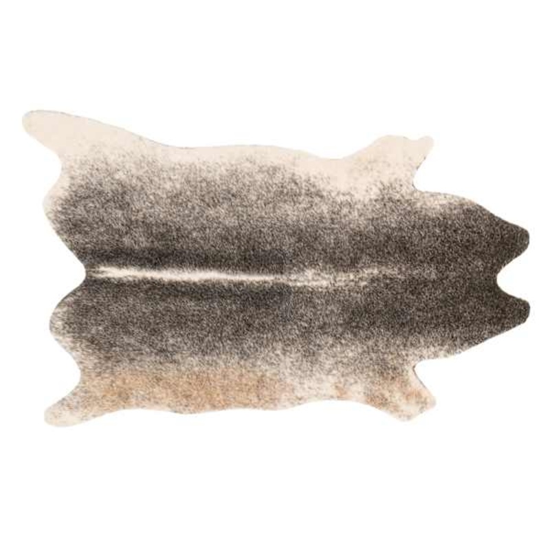 Durango Grey & Ivory Faux Cowhide Accent Rug, 3×5