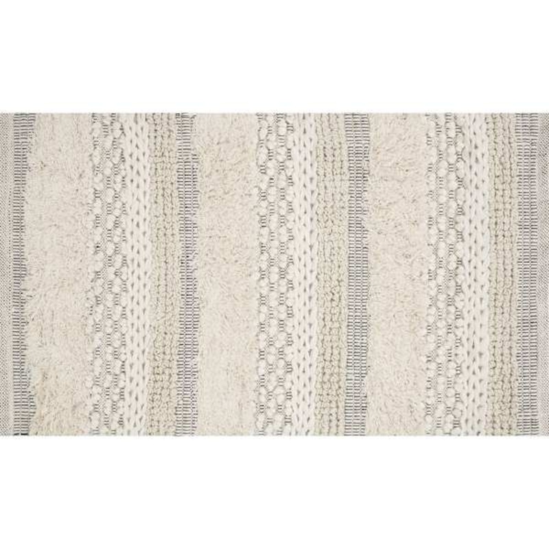 Eddie Multicolor Woven Cotton Striped Accent Rug, 27×45