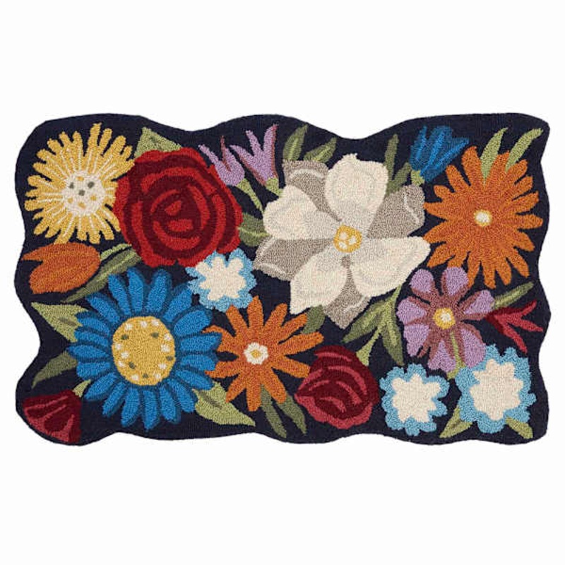 Frankie Multicolor Floral Accent Rug, 27×45