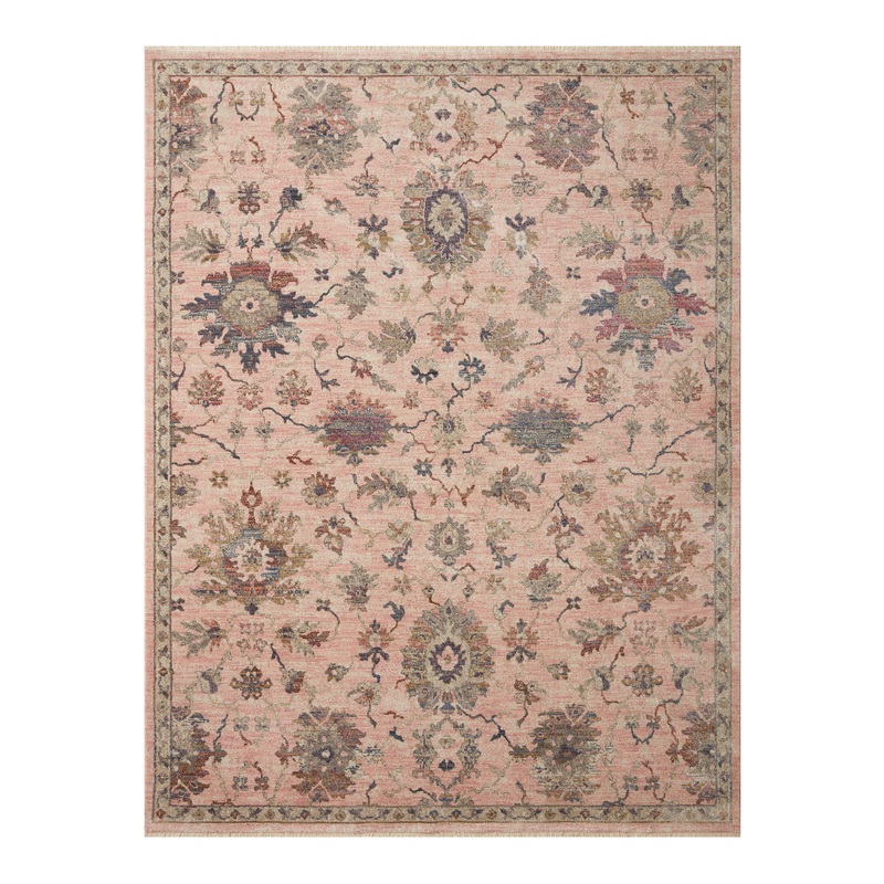 Giada Blush Multicolor Floral Traditional Style Area Rug
