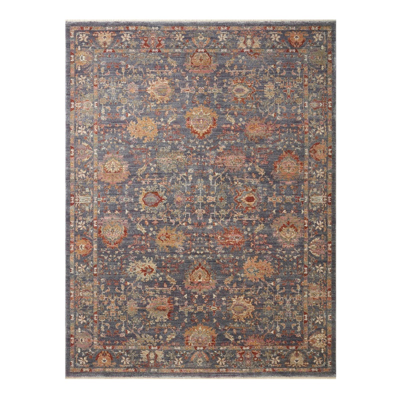 Giada Gray Multicolor Floral Traditional Style Area Rug