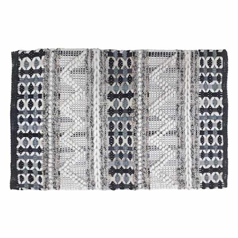 Neutral Textured Moroccan Rug, 2×3