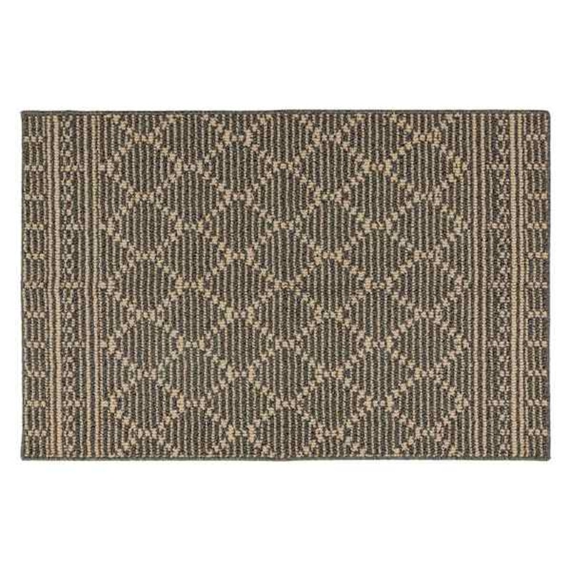 Olympia Charcoal & Tan Trellis Accent Rug, 20×30