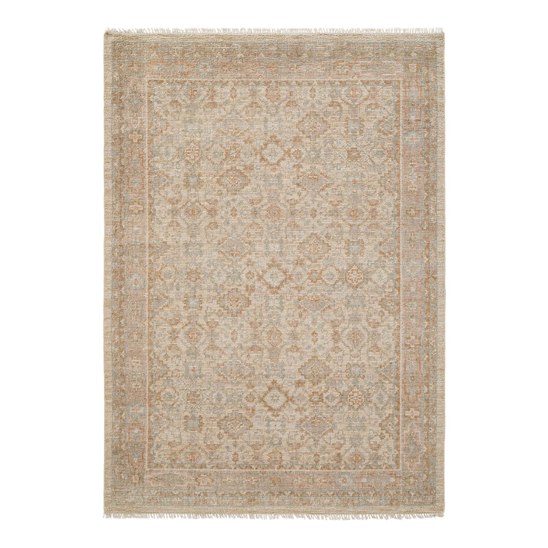 Palace Nordic Beige Hand Knotted Wool Area Rug