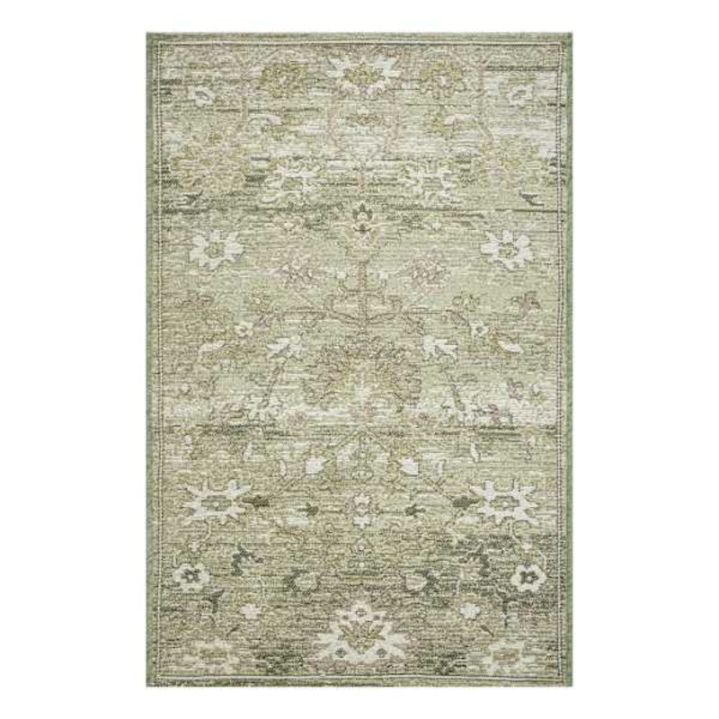 Sage Floral Tapestry with Gel Back Accent Rug, 30×46