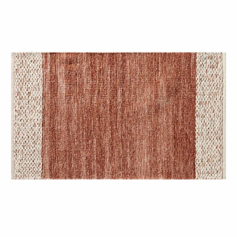 Sonnie Rust Chenille Accent Rug, 27×45