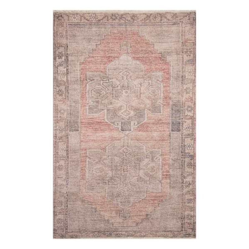 Tracey Boyd Evan Medallion Multi Blush Accent Rug, 27×45
