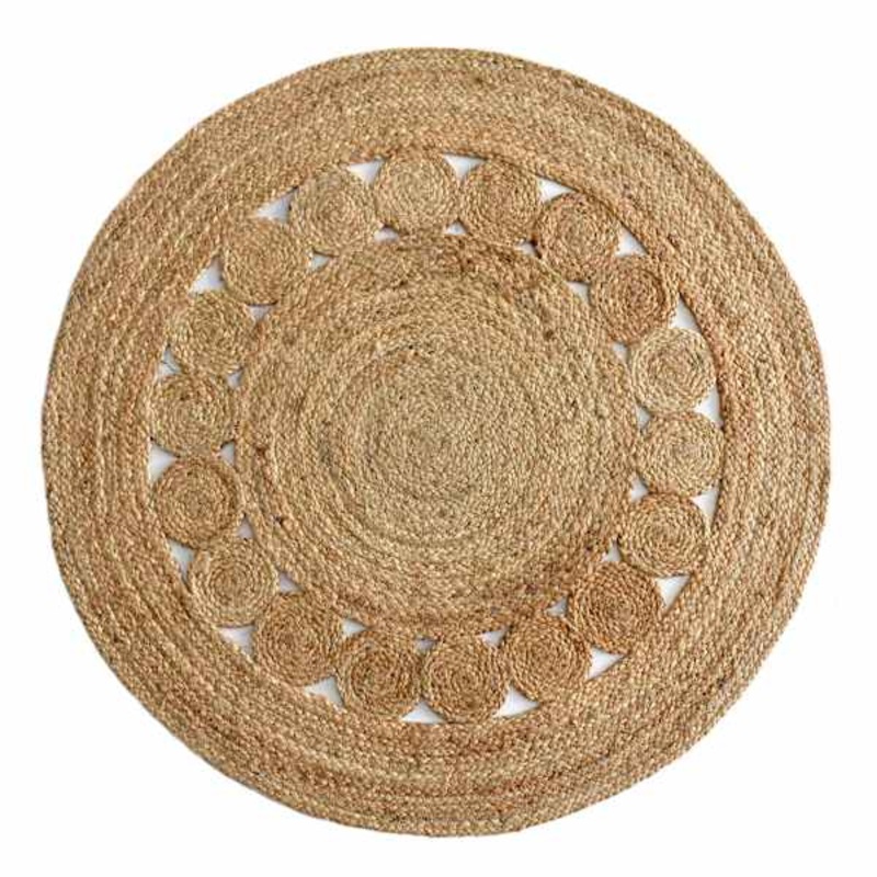 Tracey Boyd Round Jute Accent Rug, 3′