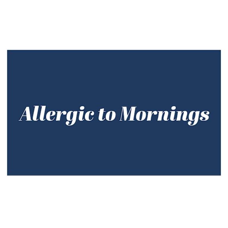 Venus Allergic To Mornings Navy Accent Rug, 26×45