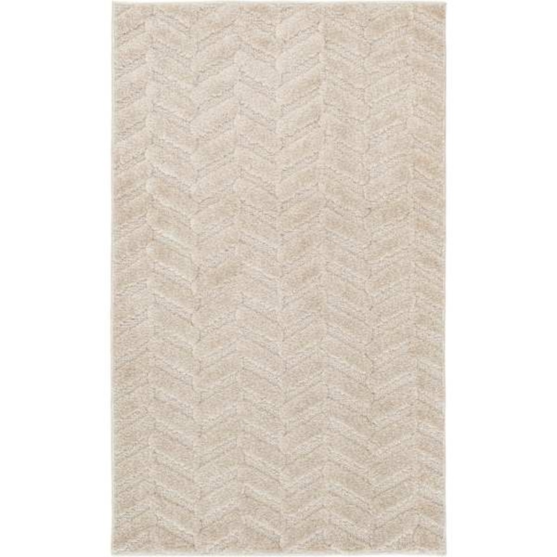 Waterford Ivory Chevron Tufted Accent Rug, 3×5