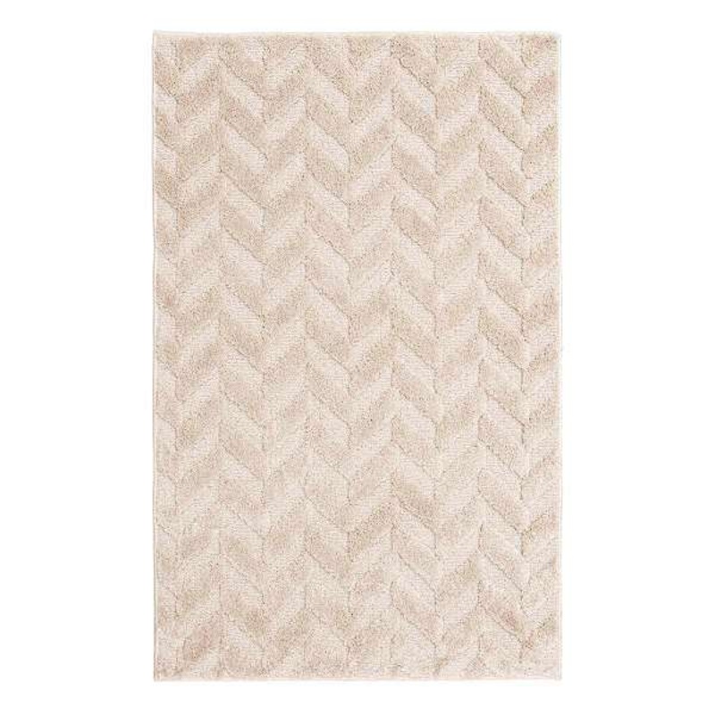 Waterford Ivory Chevron Washable Accent Rug, 36×56