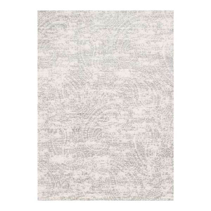 (A252) Willow Grey Microfiber Area Rug, 8×10
