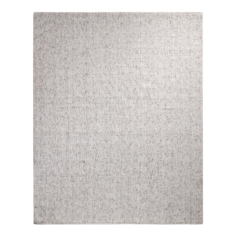 Emilie Gray Tonal Handwoven Sweater Wool Area Rug